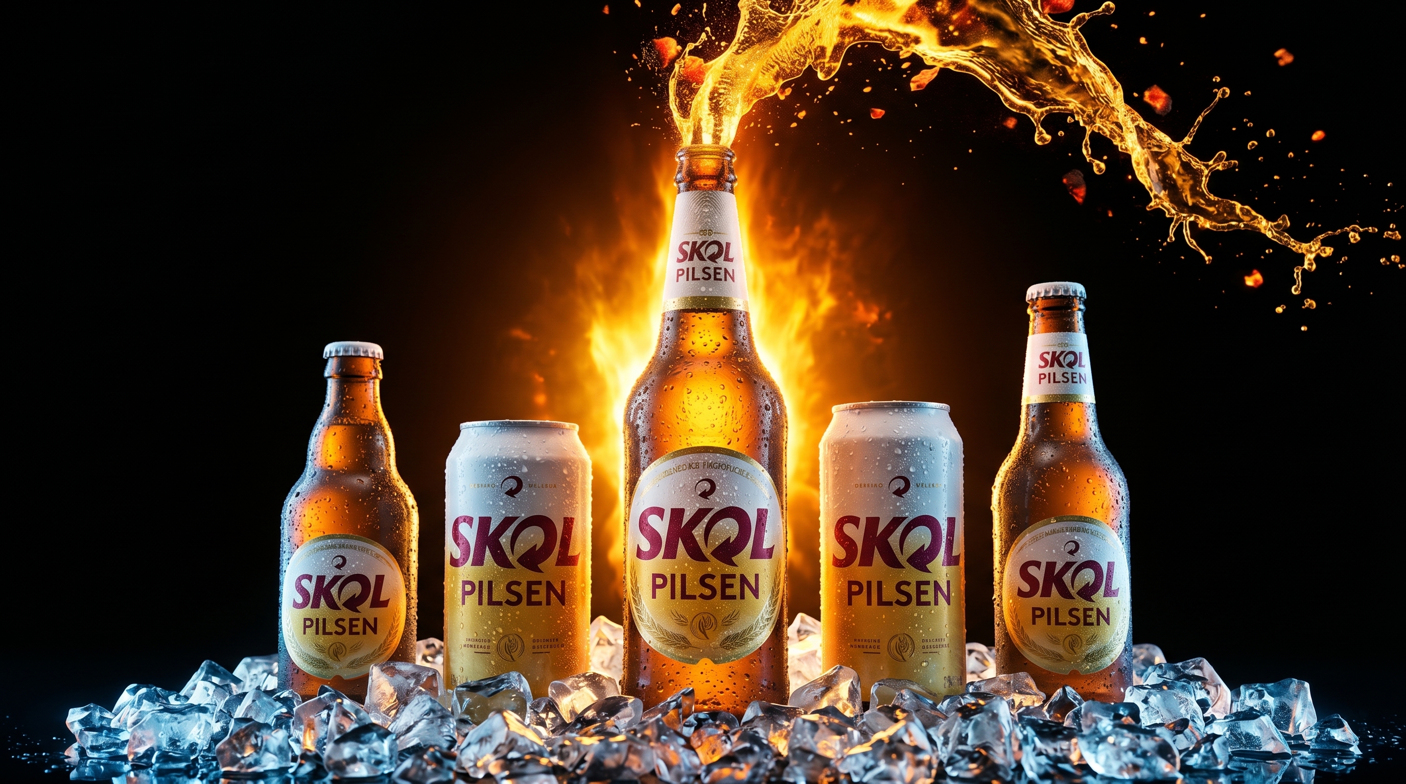 Chilled beer range