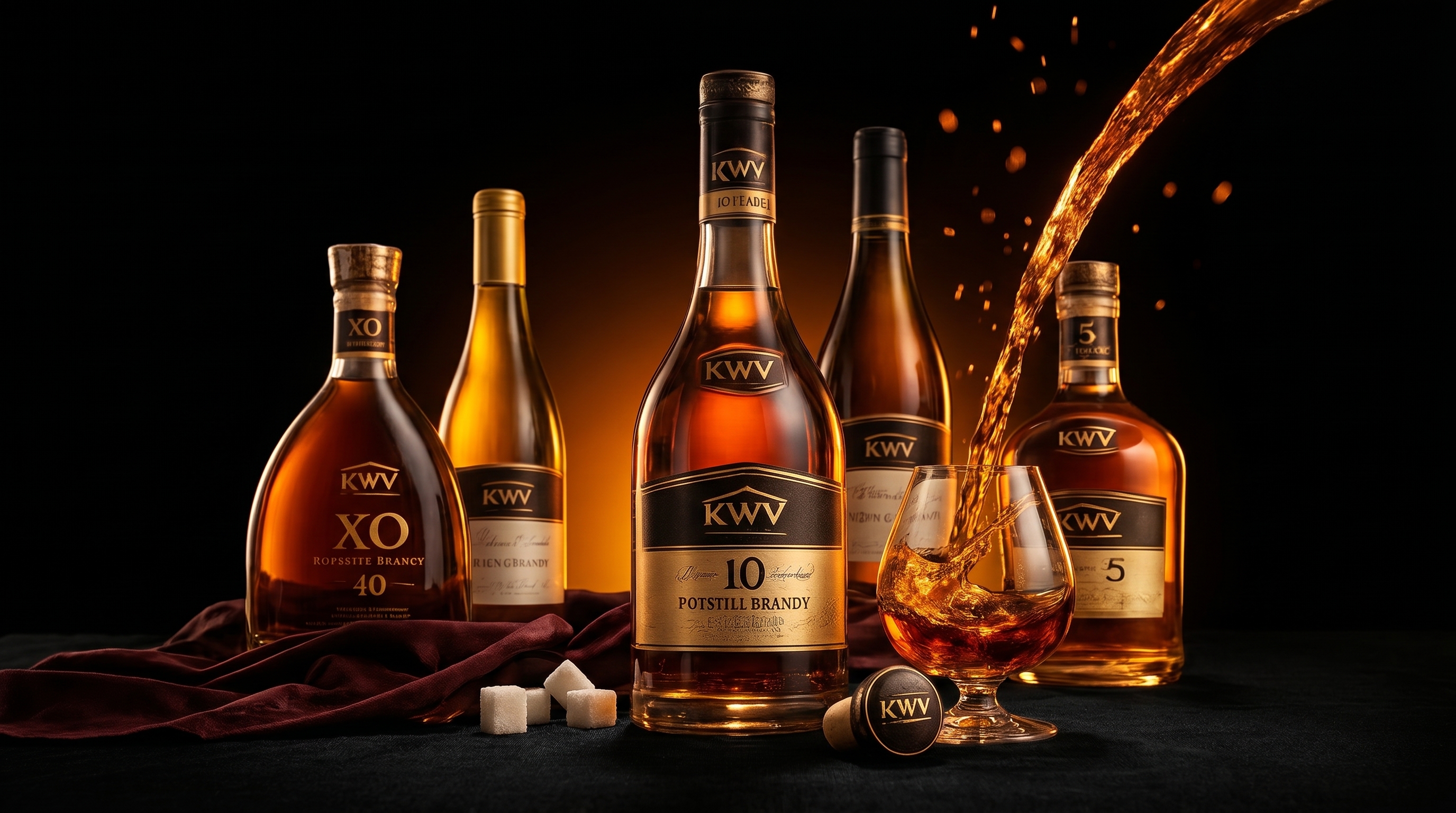 Wine and spirits range